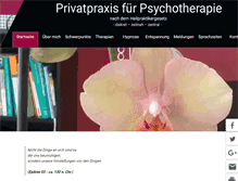 Tablet Screenshot of freie-psychotherapie-hannover.de